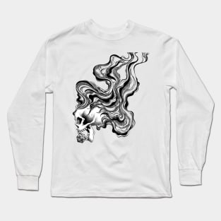 Smoke Skull Long Sleeve T-Shirt